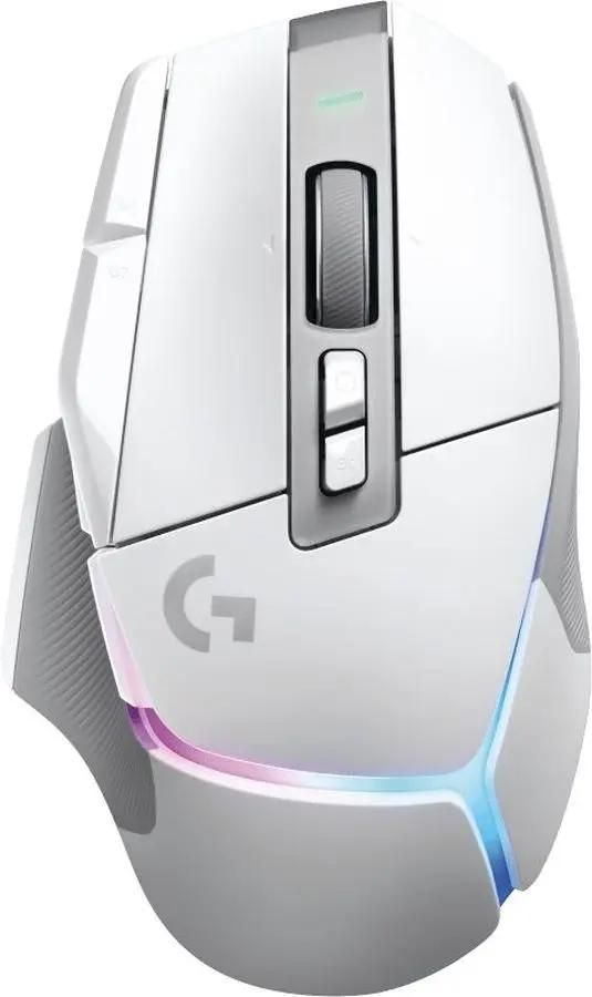 Мышь беспроводная Logitech G502 X Plus, игровая, радио, оптическая, USB, 25600dpi, белый [910-006173]